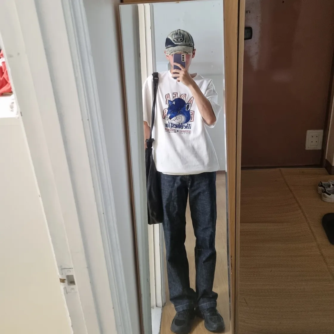 메종 키츠네 x 아더에러 더 블루이스트 폭스 티셔츠 화이트 thumbnail 6