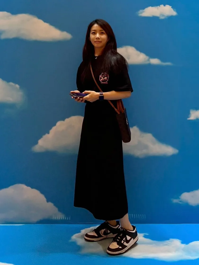 안티 소셜 소셜 클럽 x 프라그먼트 프레셔스 페탈 티셔츠 블랙 핑크 thumbnail 2