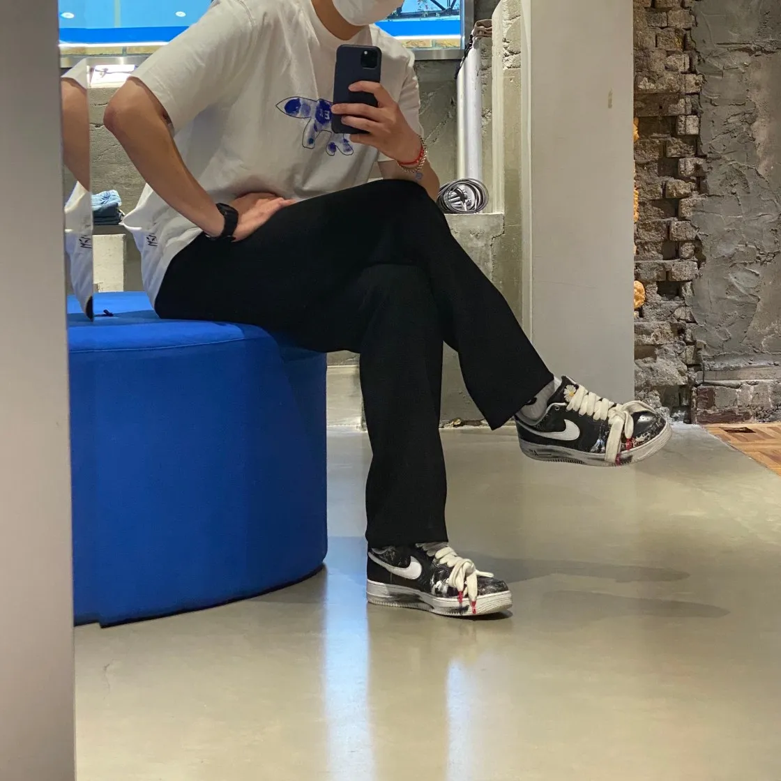 메종 키츠네 x 아더에러 포그 폭스 티셔츠 오프 화이트 thumbnail 4