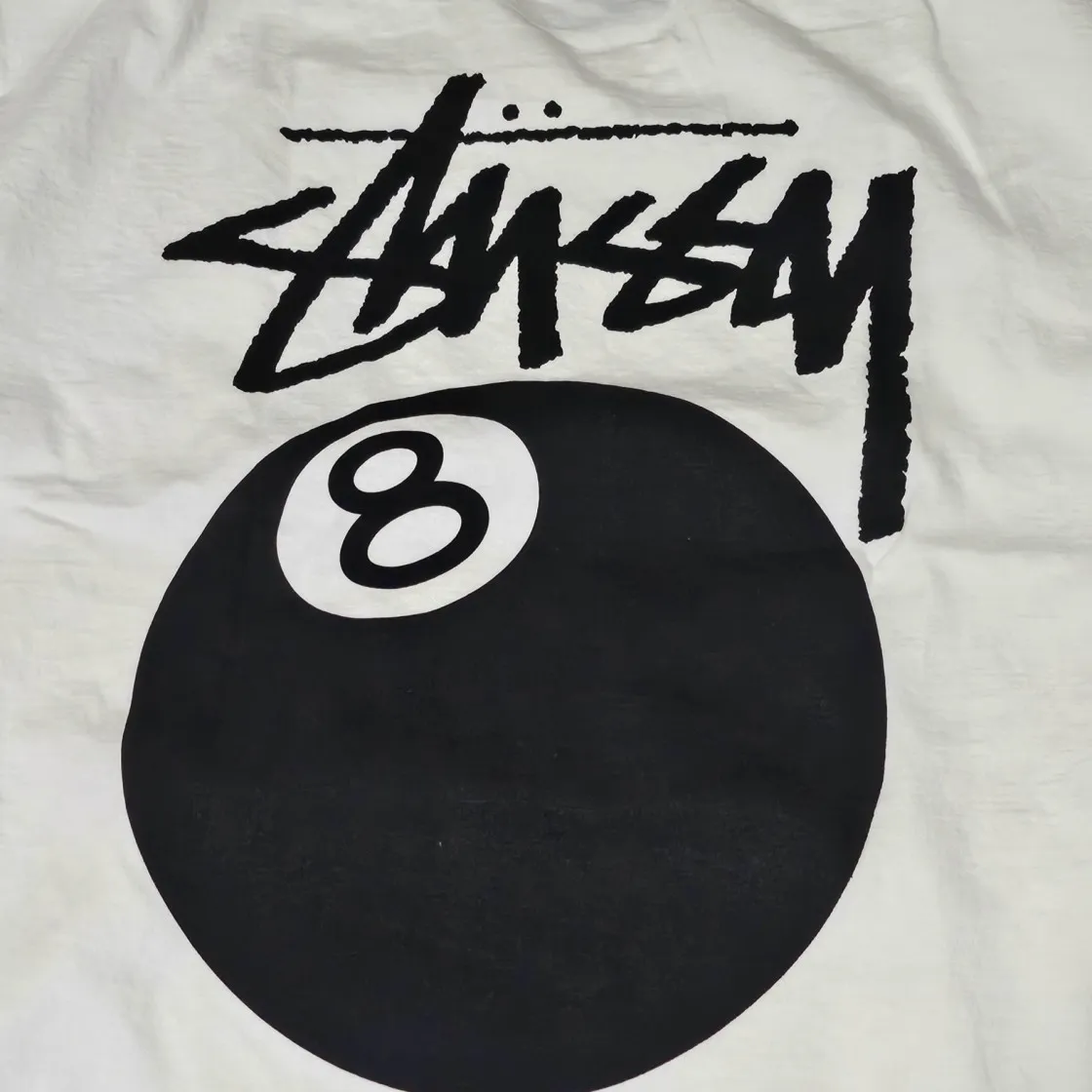 스투시 8볼 피그먼트 다이드 티셔츠 내츄럴 thumbnail 3