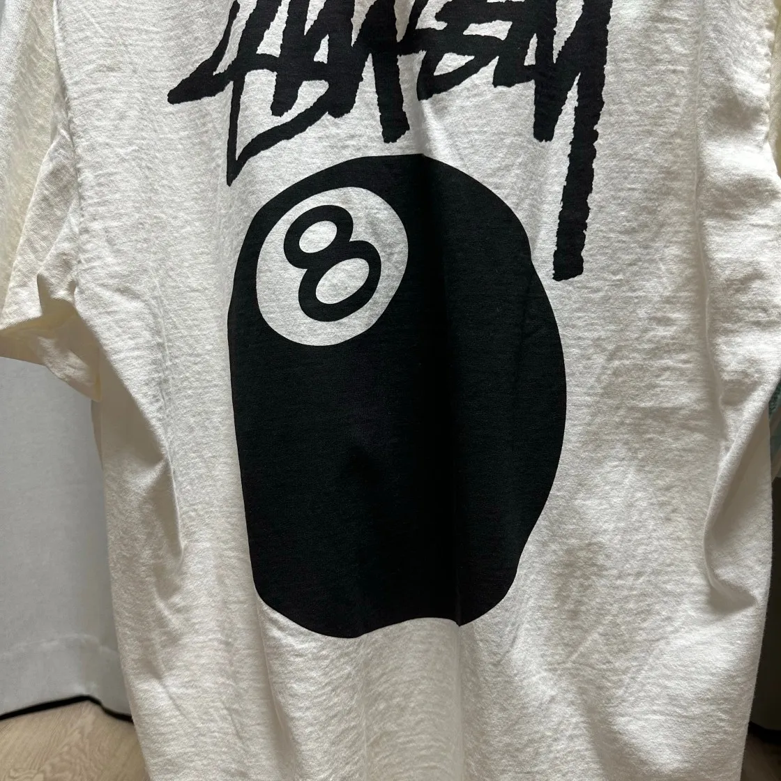 스투시 8볼 피그먼트 다이드 티셔츠 내츄럴 thumbnail 7