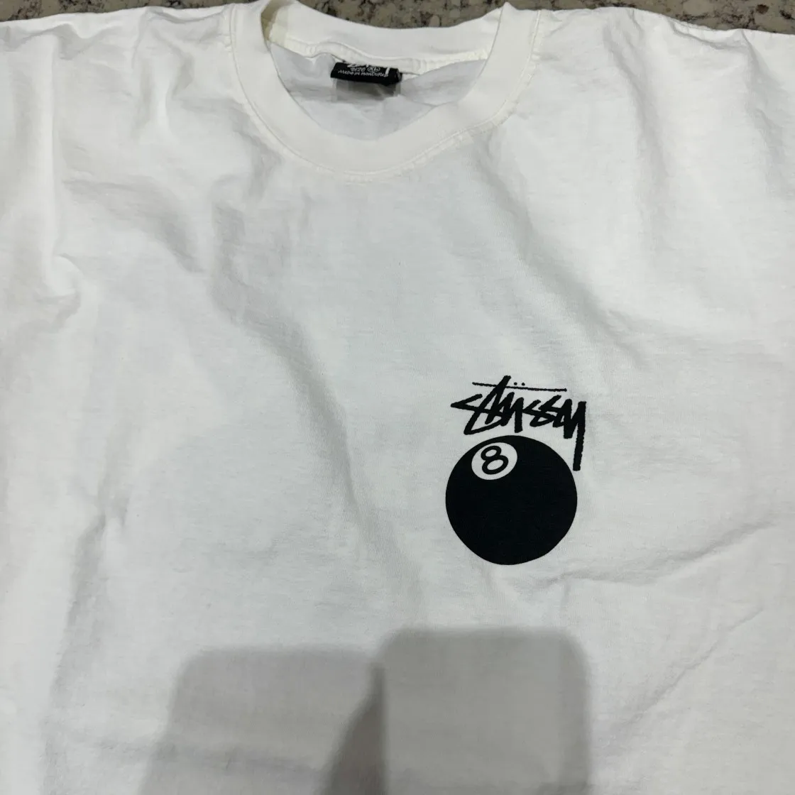 스투시 8볼 피그먼트 다이드 티셔츠 내츄럴 thumbnail 8