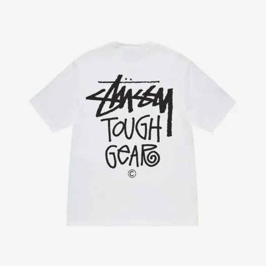 스투시 터프 기어 티셔츠 화이트