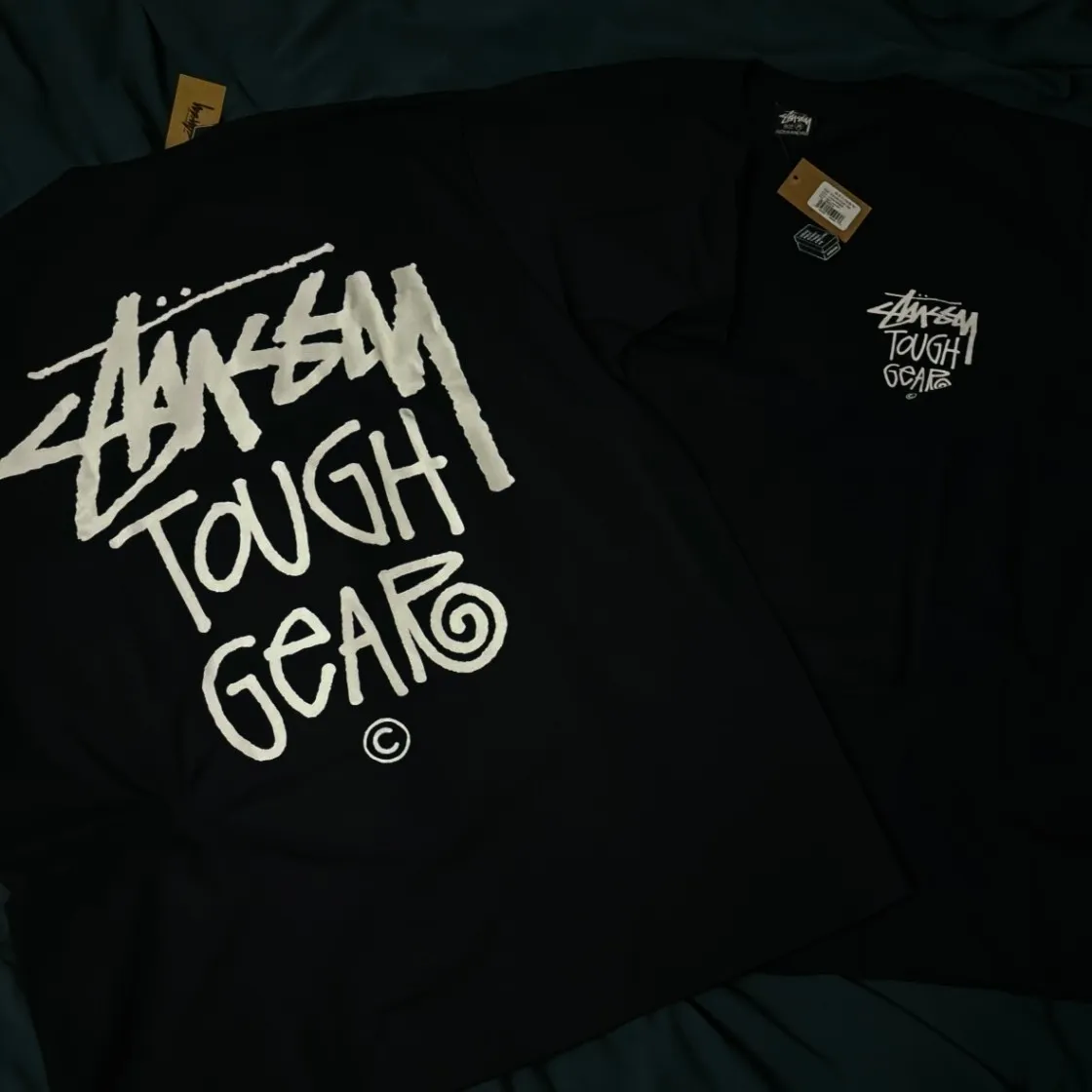 스투시 터프 기어 티셔츠 블랙 thumbnail 3