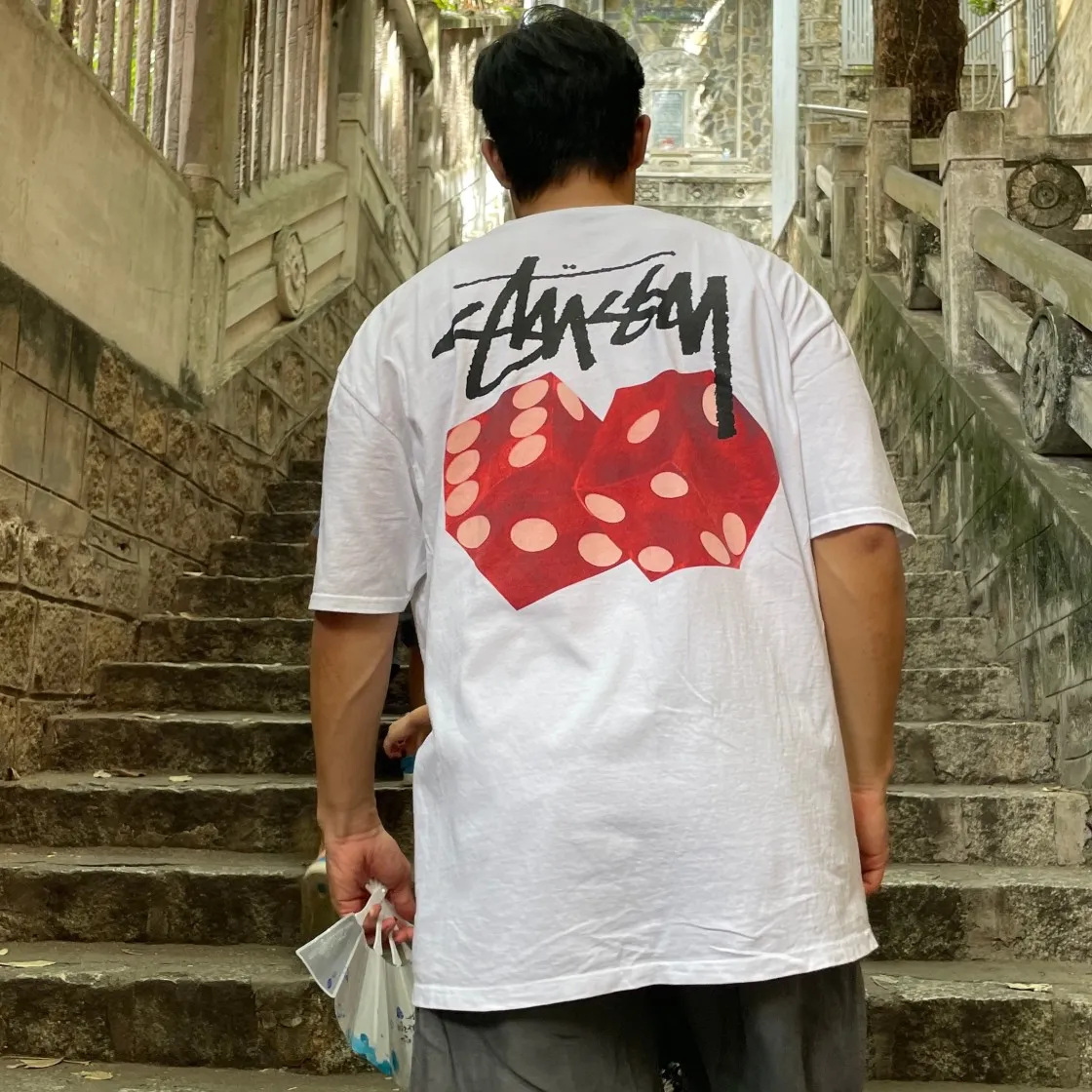 스투시 다이스 아웃 티셔츠 화이트 thumbnail 6