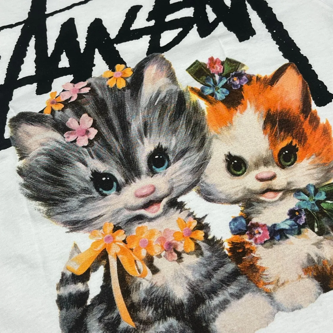 스투시 키튼 티셔츠 화이트 thumbnail 2