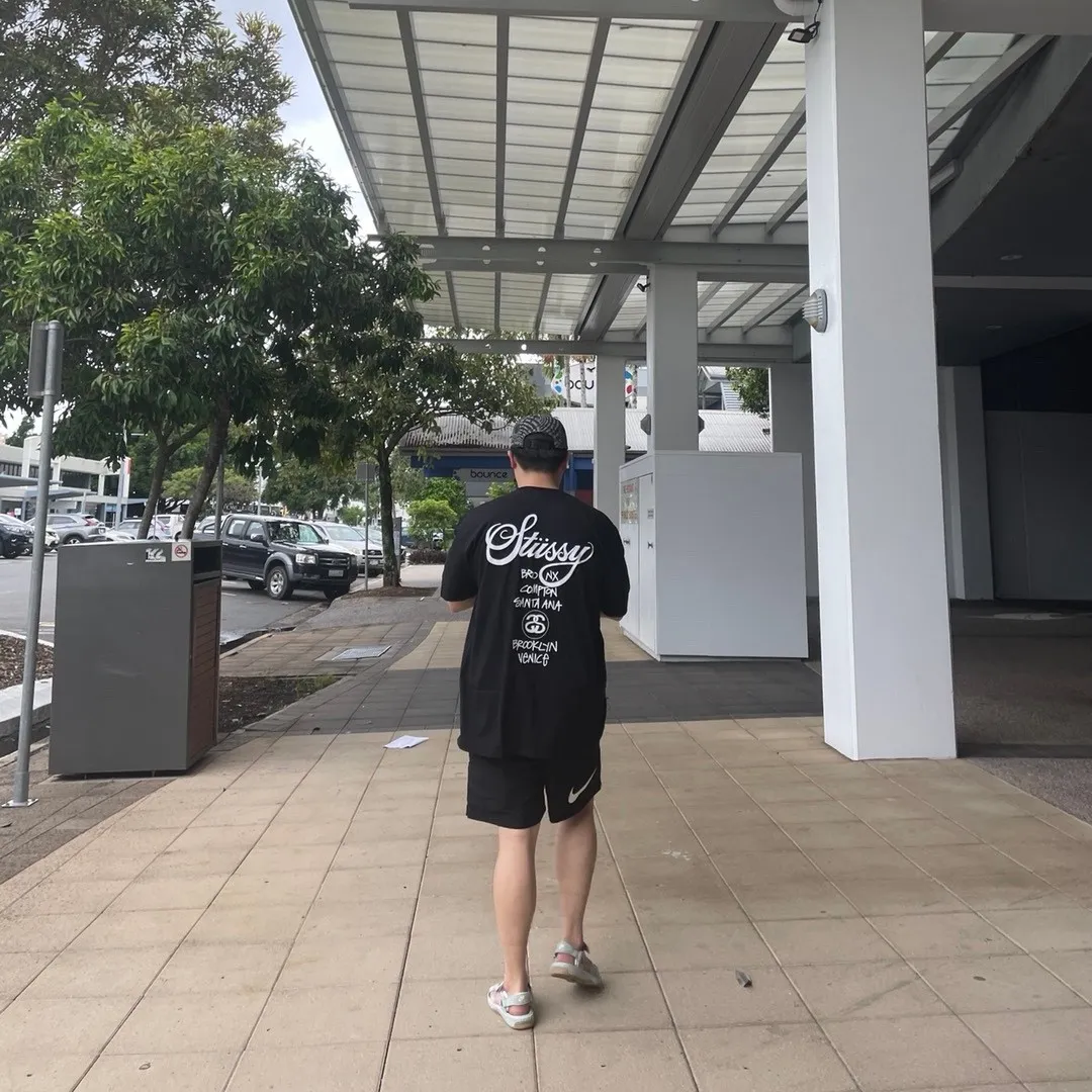 스투시 월드투어 티셔츠 블랙 2023 thumbnail 6