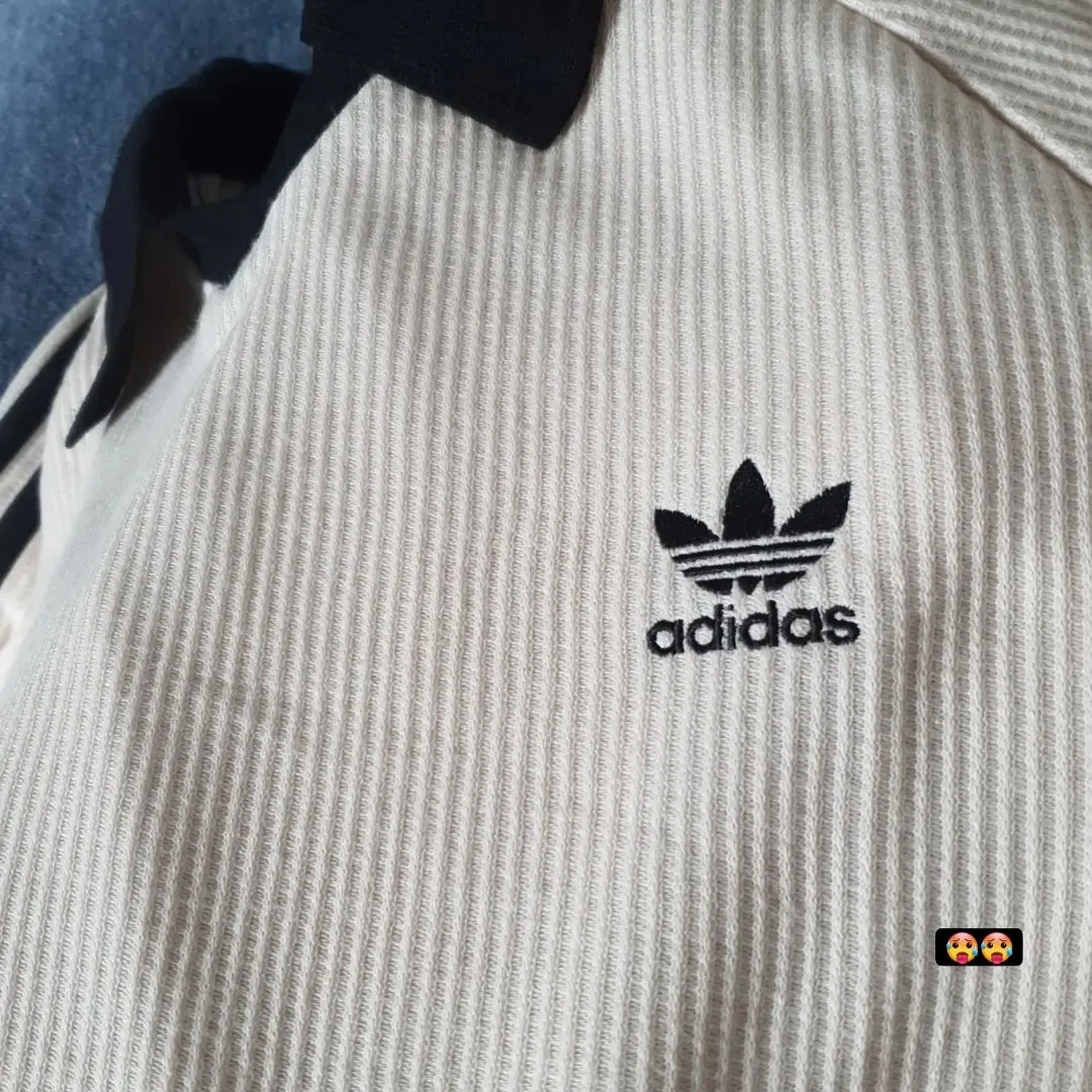 아디다스 아디컬러 클래식 와플 폴로 셔츠 원더 화이트 - US 사이즈 thumbnail 2