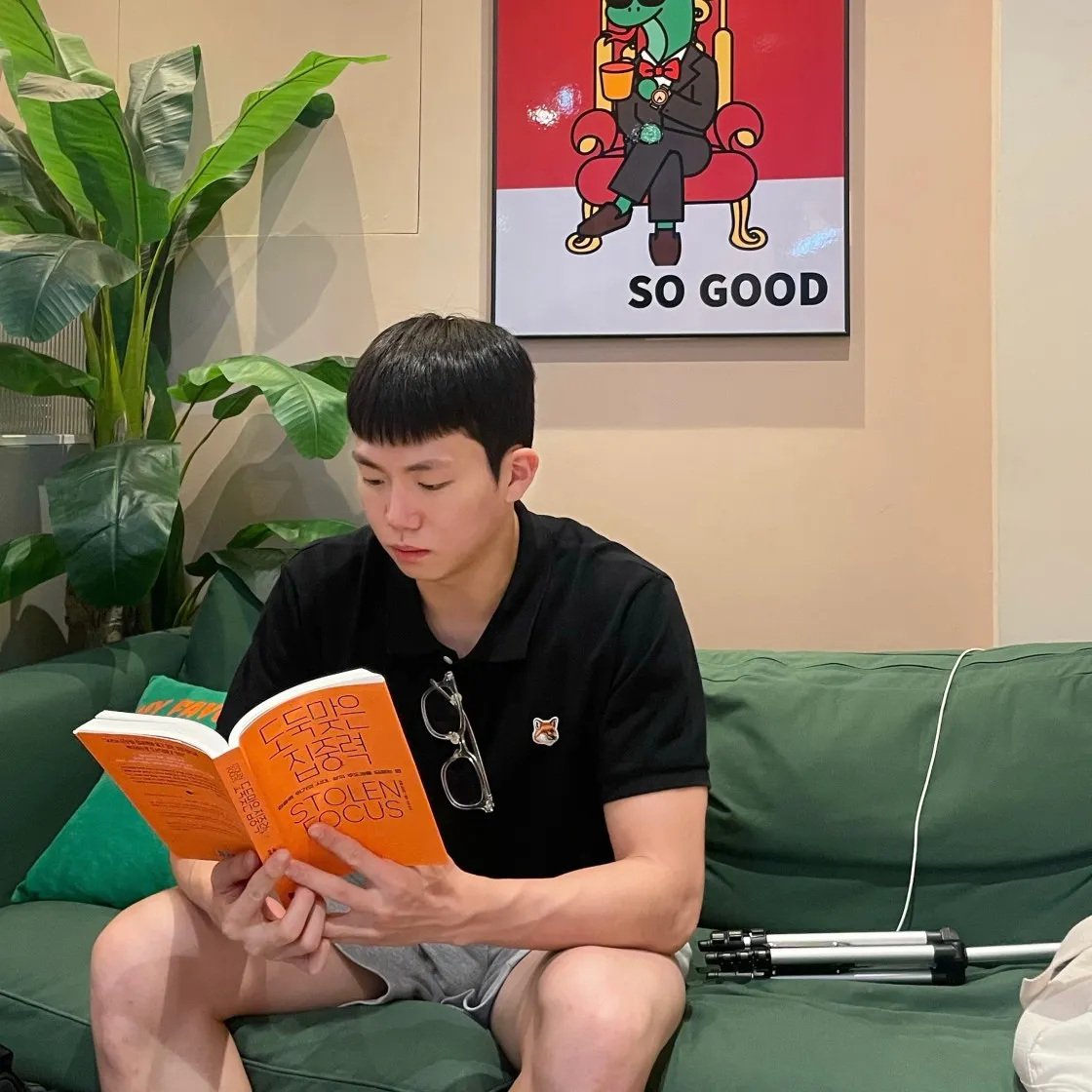 메종 키츠네 폭스 헤드 패치 클래식 폴로 블랙 thumbnail 4