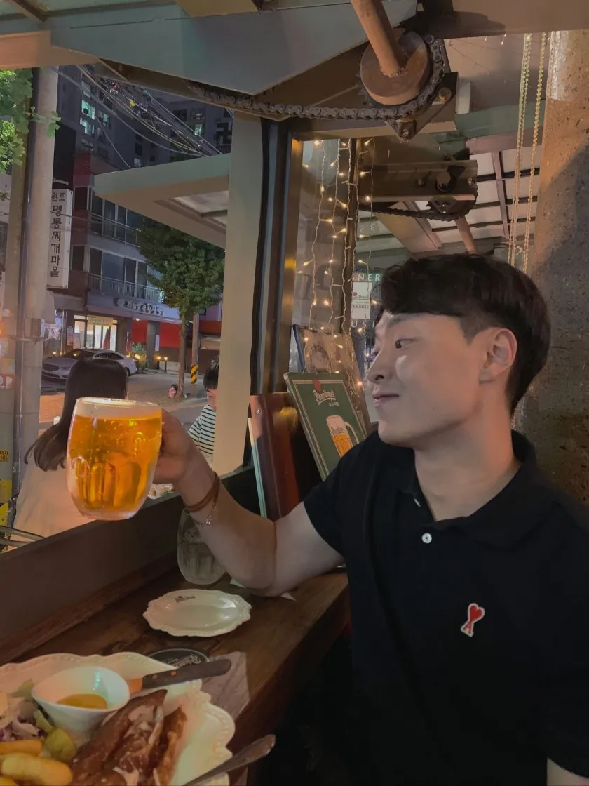 아미 스몰 하트 로고 폴로 셔츠 블랙 thumbnail 6