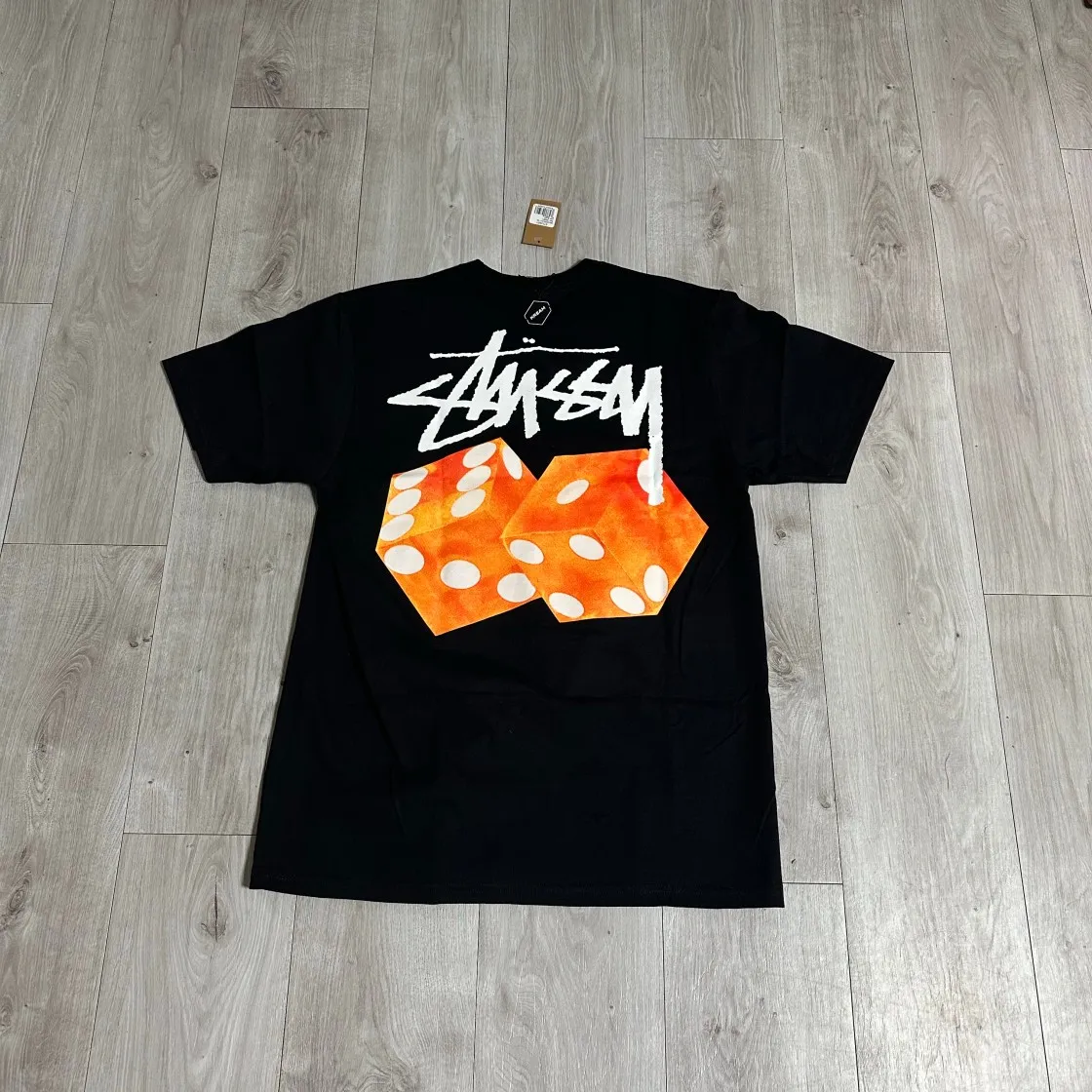 스투시 다이스 아웃 티셔츠 블랙 thumbnail 2