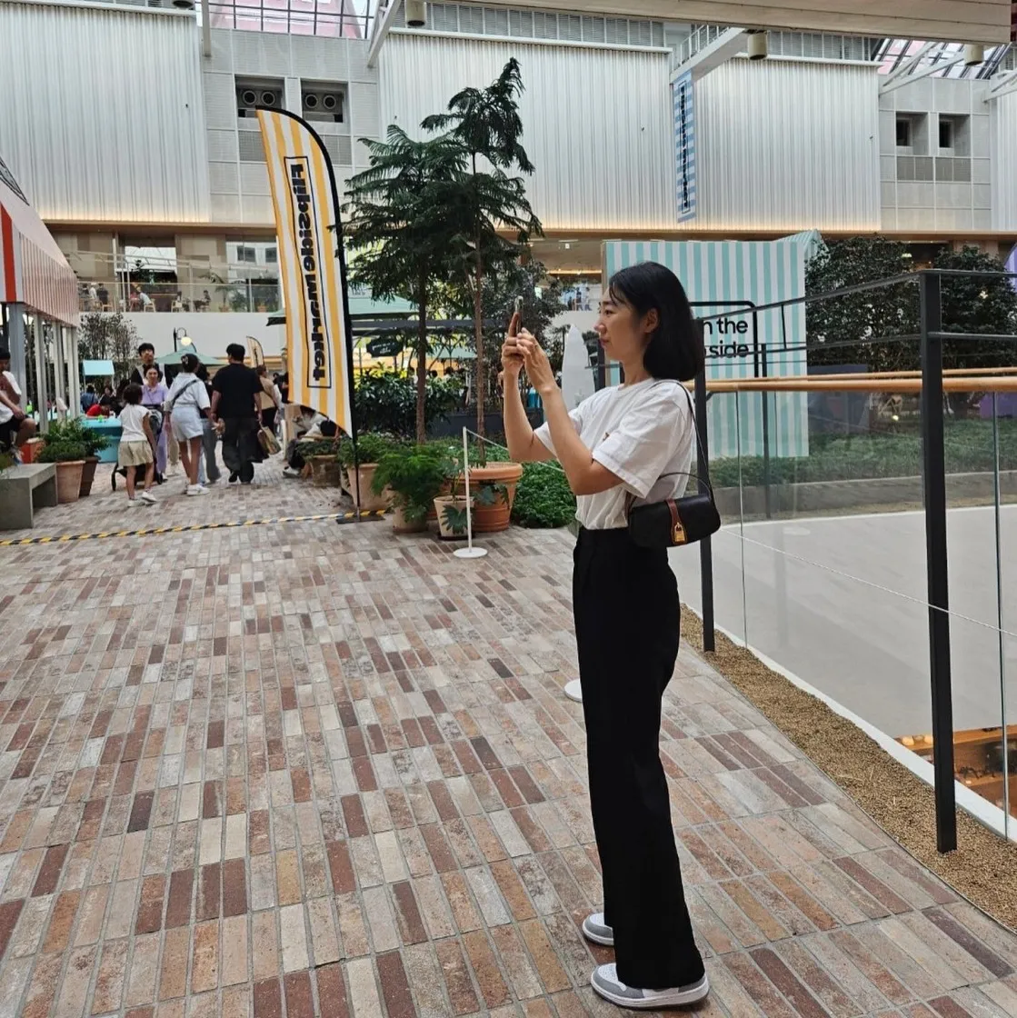 메종 키츠네 폭스 헤드 패치 클래식 티셔츠 화이트 thumbnail 5