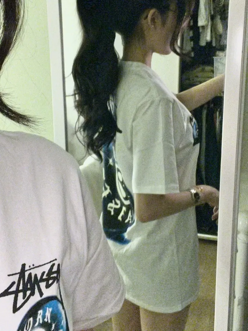 스투시 x 본앤레이즈드 8볼 티셔츠 화이트 thumbnail 5