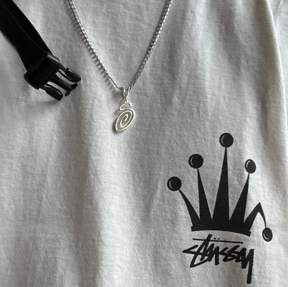 스투시 리갈 크라운 피그먼트 다이드 티셔츠 내츄럴 thumbnail 2