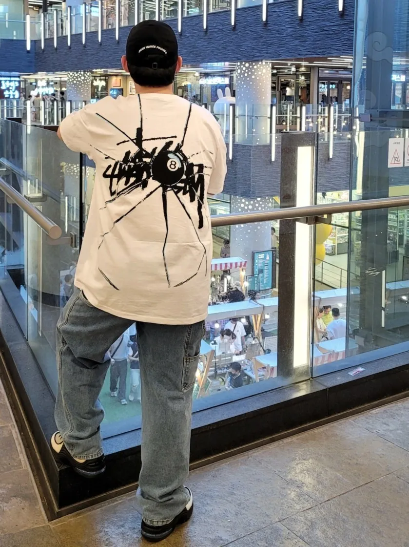 스투시 쉐터드 티셔츠 화이트 thumbnail 5