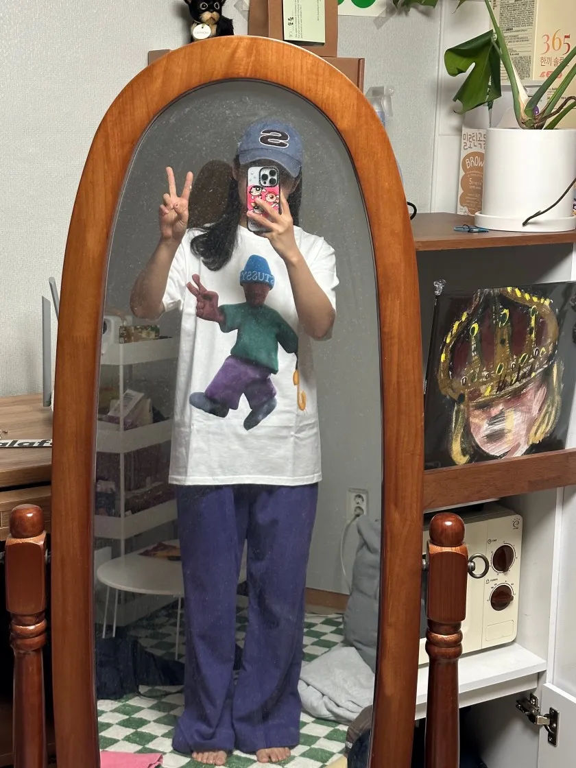 스투시 피스 앤 프로스페리티 티셔츠 화이트 thumbnail 2