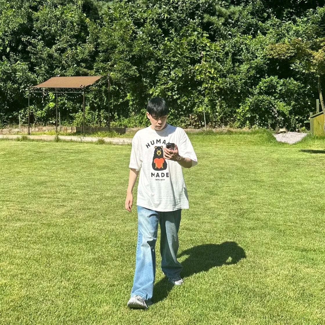 휴먼 메이드 그래픽 티셔츠 #13 화이트 thumbnail 6