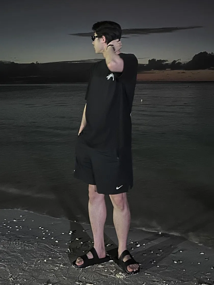 스투시 퍼지 다이스 티셔츠 블랙 thumbnail 6