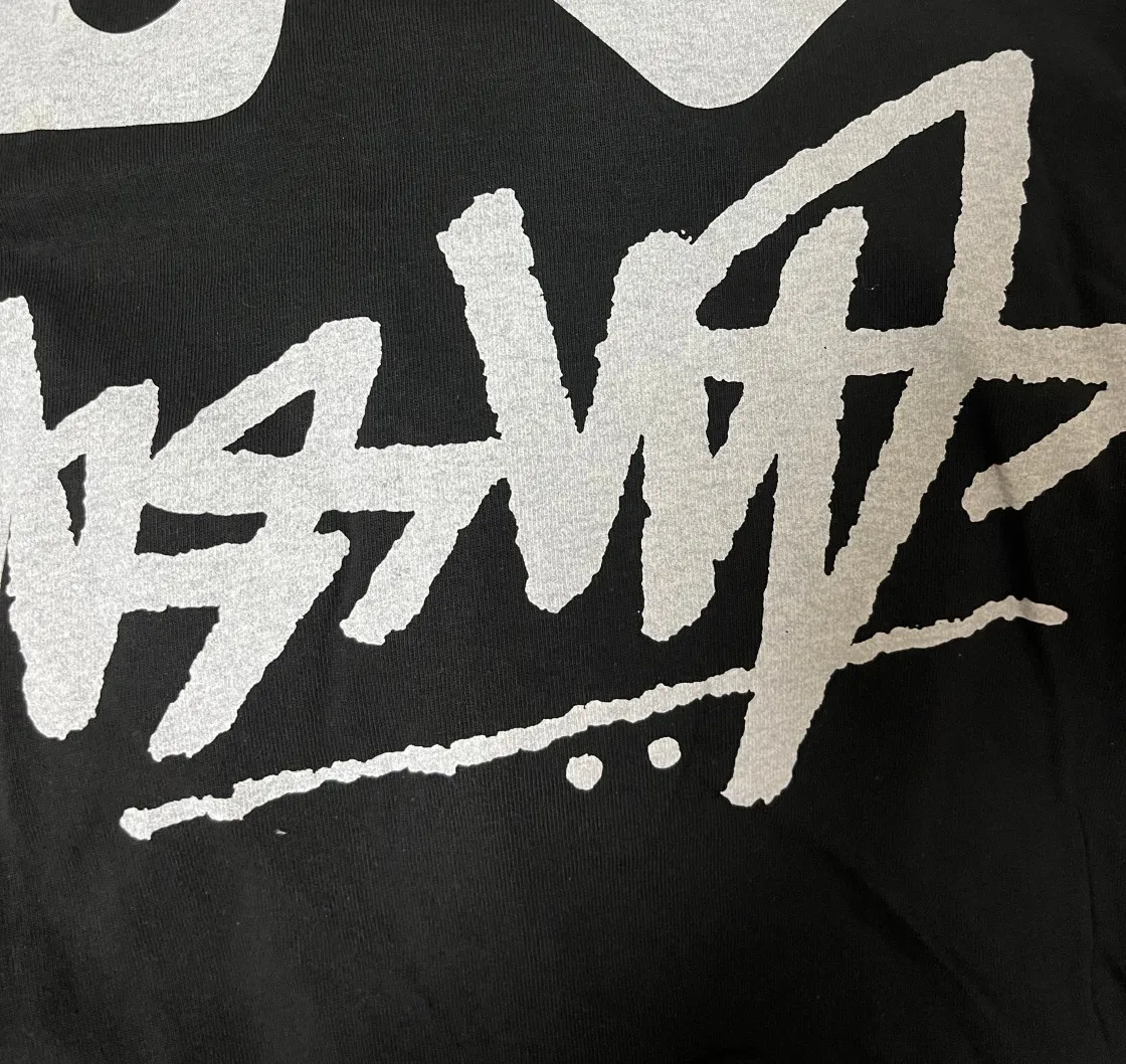 스투시 스트라이크 피그먼트 다이드 티셔츠 블랙 thumbnail 2