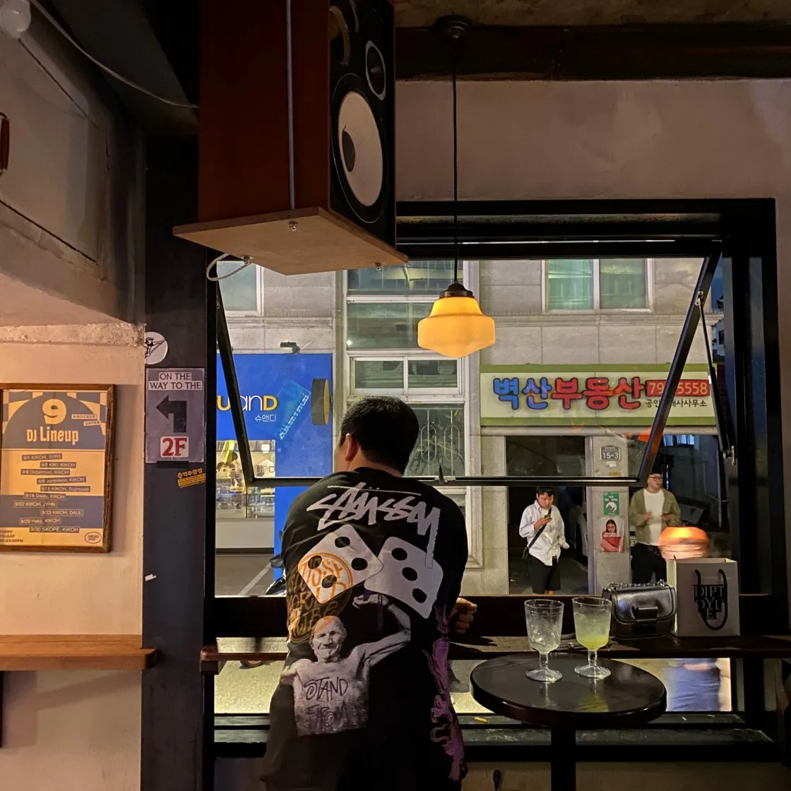 스투시 스트라이크 피그먼트 다이드 티셔츠 블랙 thumbnail 4