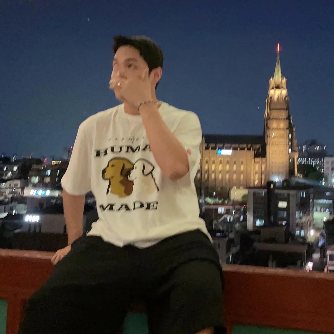 휴먼 메이드 그래픽 티셔츠 #12 화이트 thumbnail 5