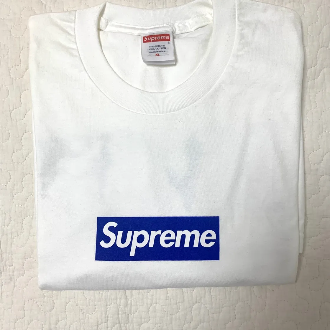 슈프림 서울 박스로고 티셔츠 화이트 - 23FW thumbnail 4