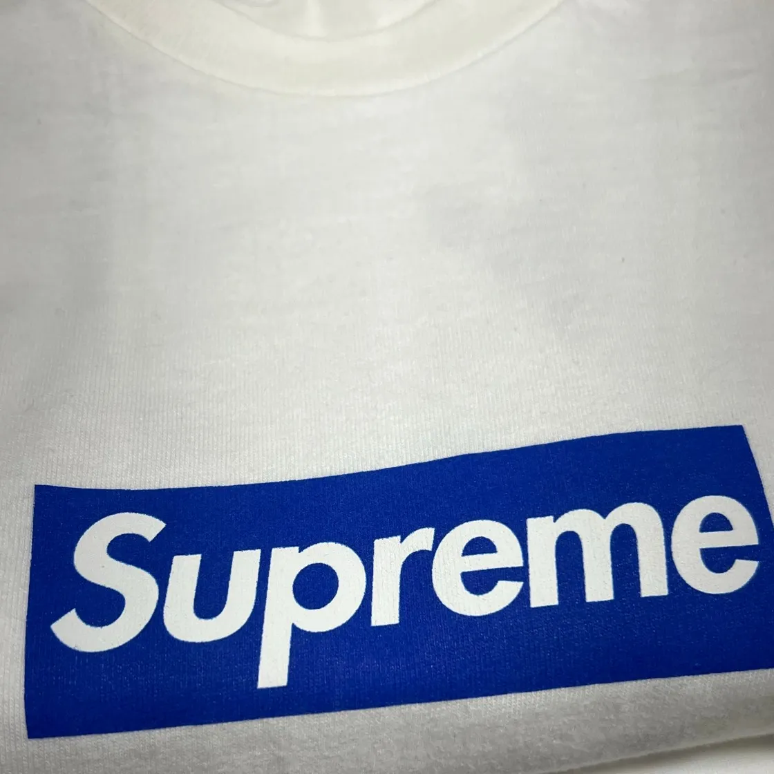 슈프림 서울 박스로고 티셔츠 화이트 - 23FW thumbnail 5