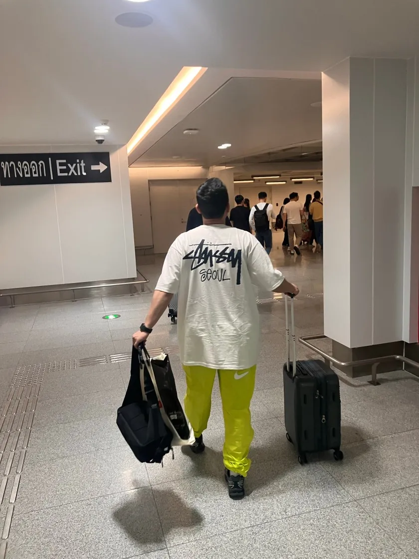 스투시 스탁 서울 티셔츠 화이트 2023 thumbnail 3