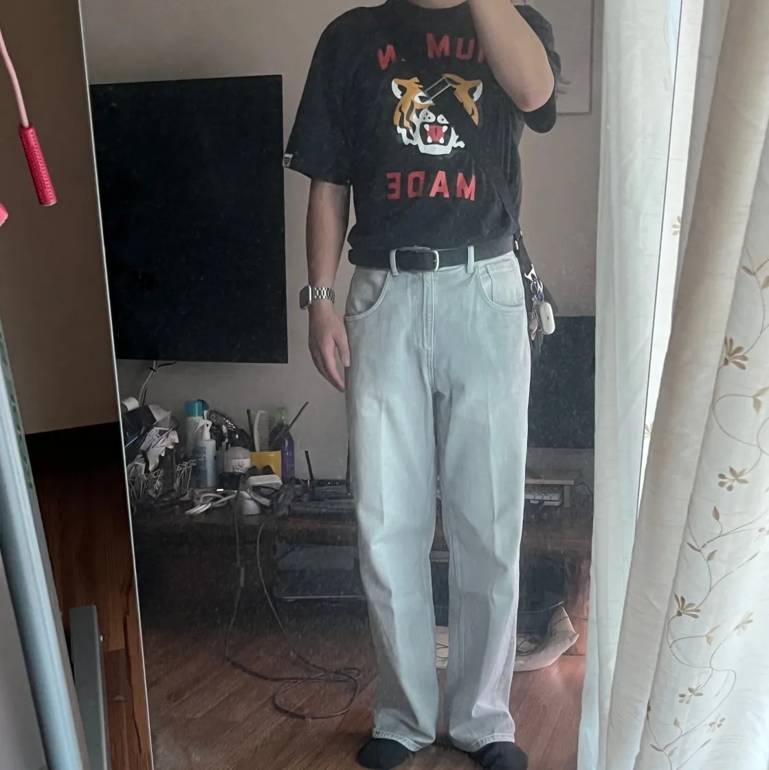 휴먼 메이드 그래픽 티셔츠 #05 블랙 thumbnail 4