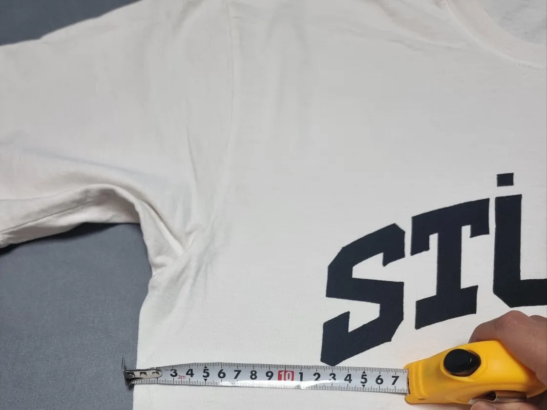 스투시 블록 스포츠 피그먼트 다이드 티셔츠 내츄럴 thumbnail 4