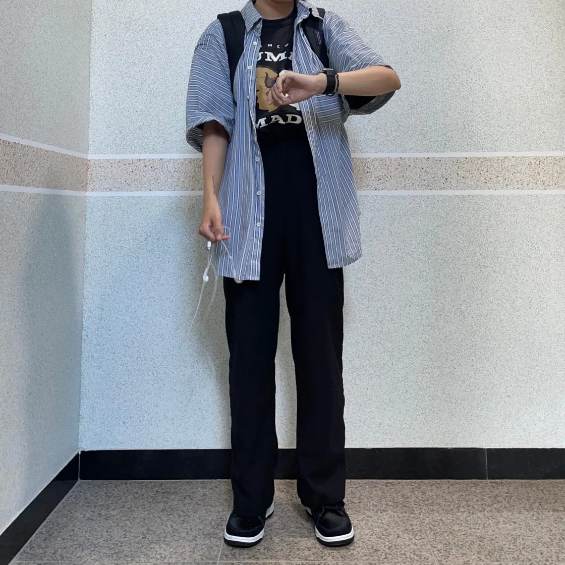 휴먼 메이드 그래픽 티셔츠 #12 블랙 thumbnail 5