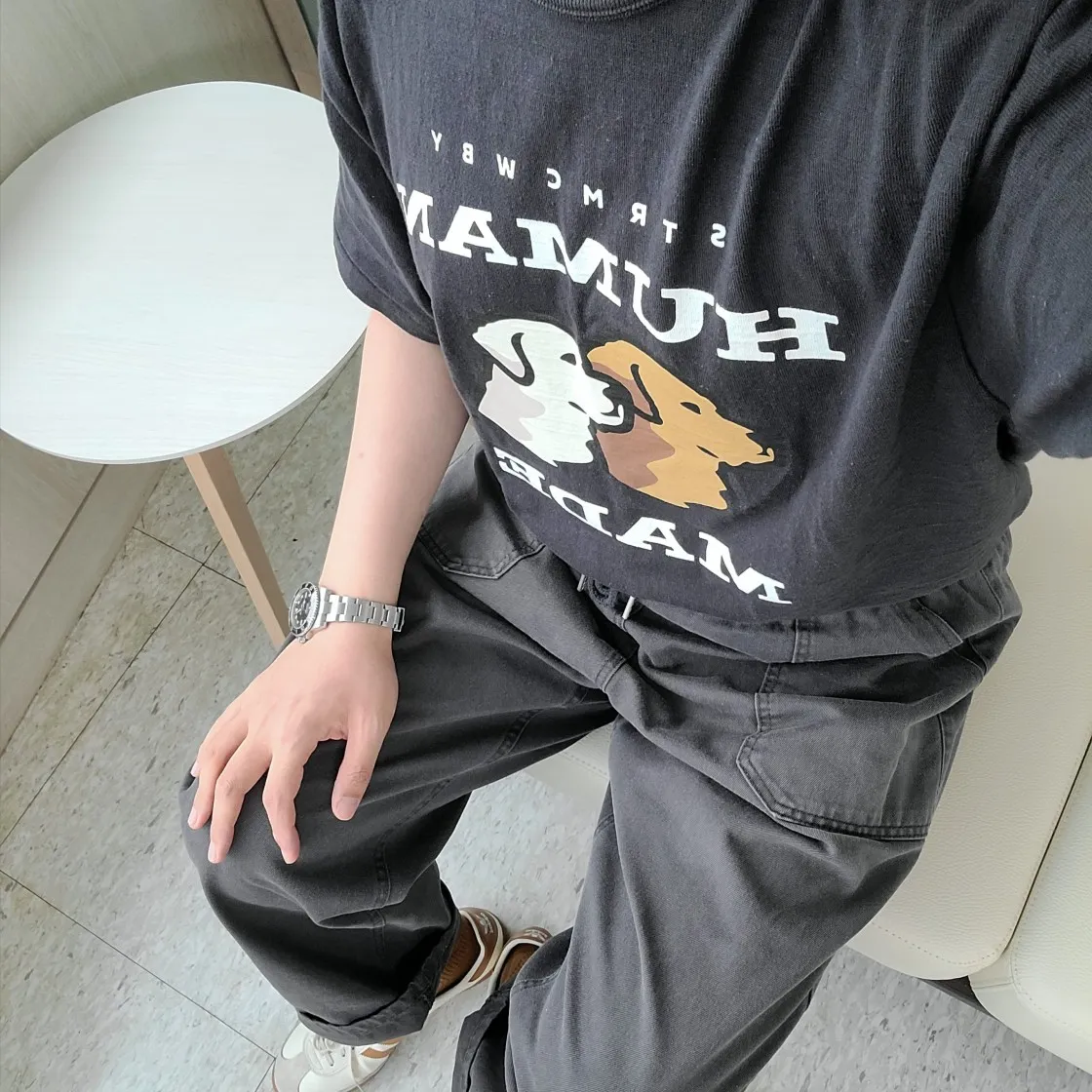 휴먼 메이드 그래픽 티셔츠 #12 블랙 thumbnail 6