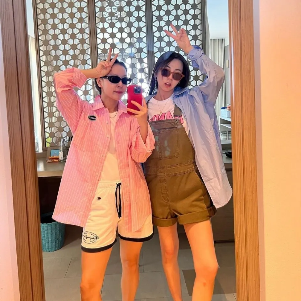 가니 릴렉스드 러브 버니 티셔츠 브라이트 화이트 thumbnail 2