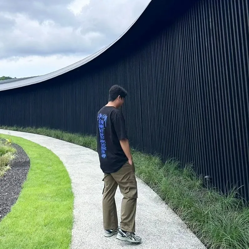 스투시 트라이브 스택 티셔츠 블랙 thumbnail 6