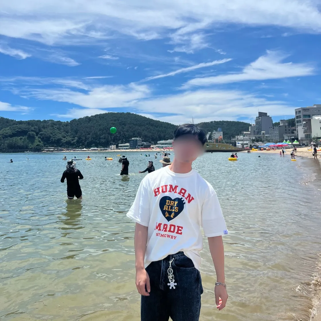 휴먼 메이드 그래픽 티셔츠 #08 화이트 thumbnail 6