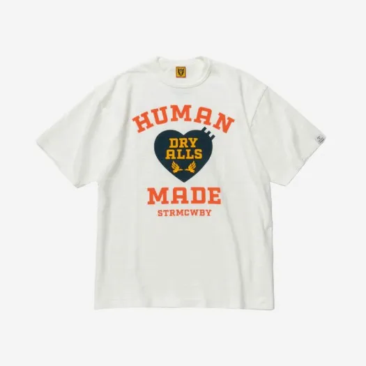 휴먼 메이드 그래픽 티셔츠 #08 화이트