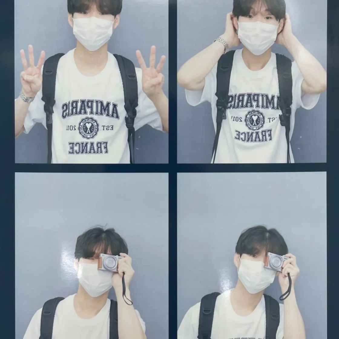 아미 파리 프랑스 티셔츠 화이트 thumbnail 2