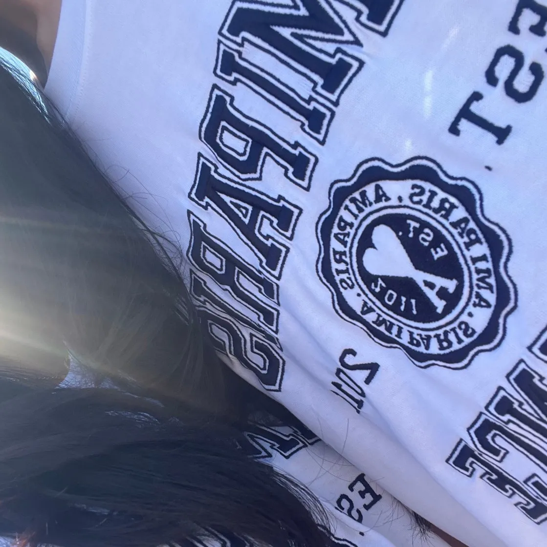 아미 파리 프랑스 티셔츠 화이트 thumbnail 3