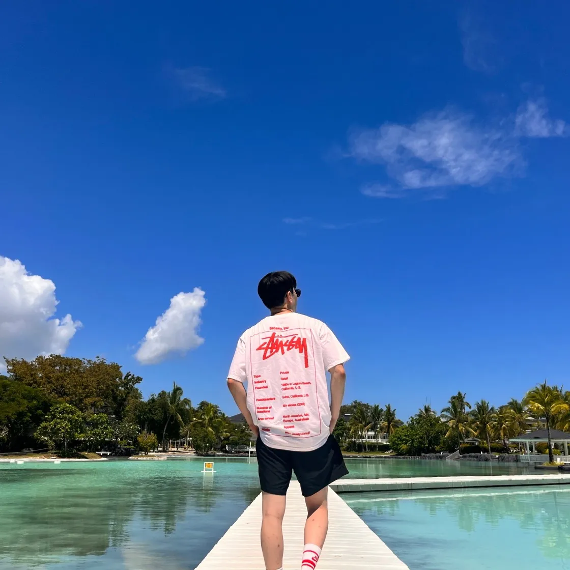 스투시 위키 티셔츠 화이트 thumbnail 3