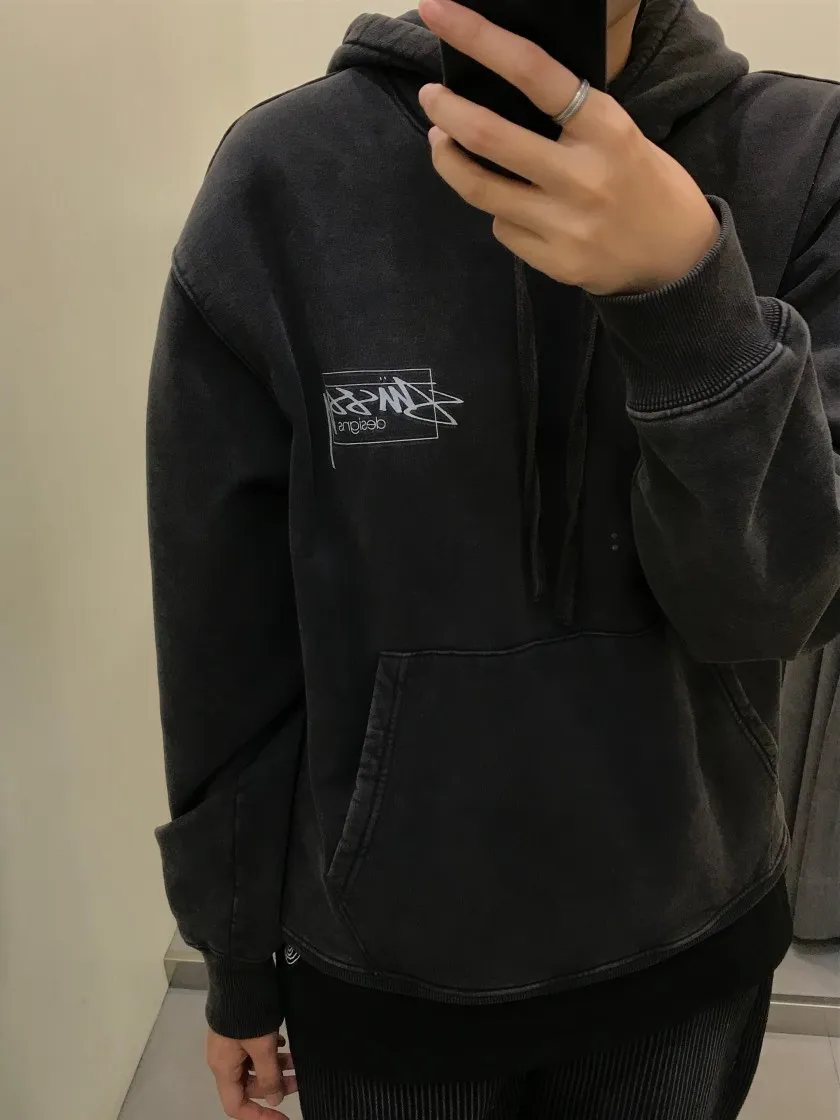 스투시 테스트 스트라이크 피그먼트 다이드 티셔츠 블랙 thumbnail 3