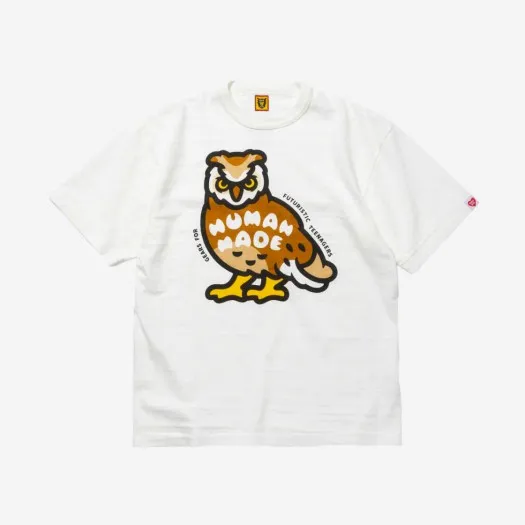 휴먼 메이드 그래픽 티셔츠 #04 화이트