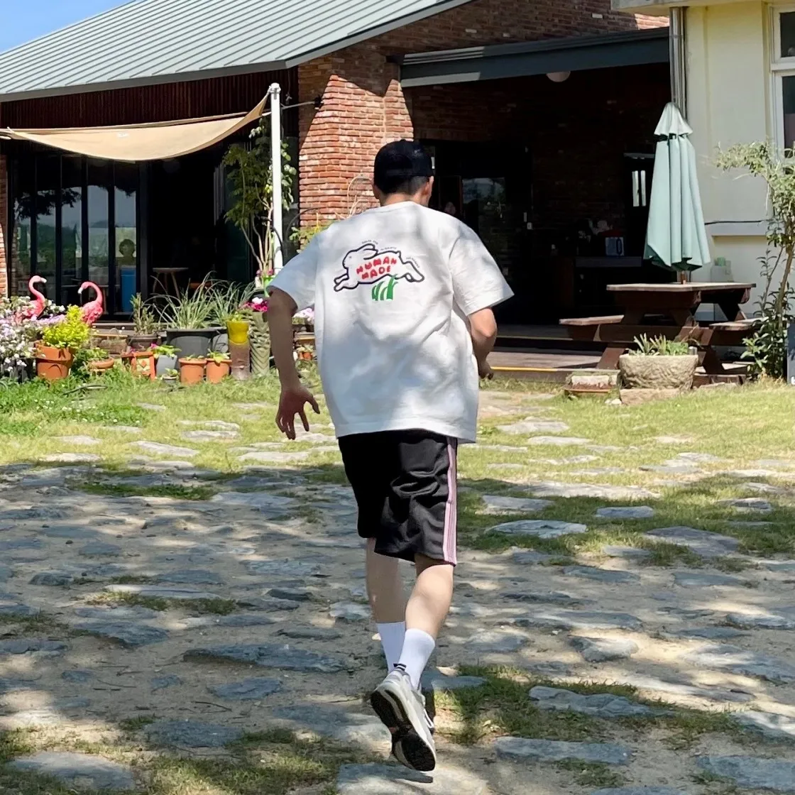 휴먼 메이드 그래픽 티셔츠 #02 화이트 thumbnail 5