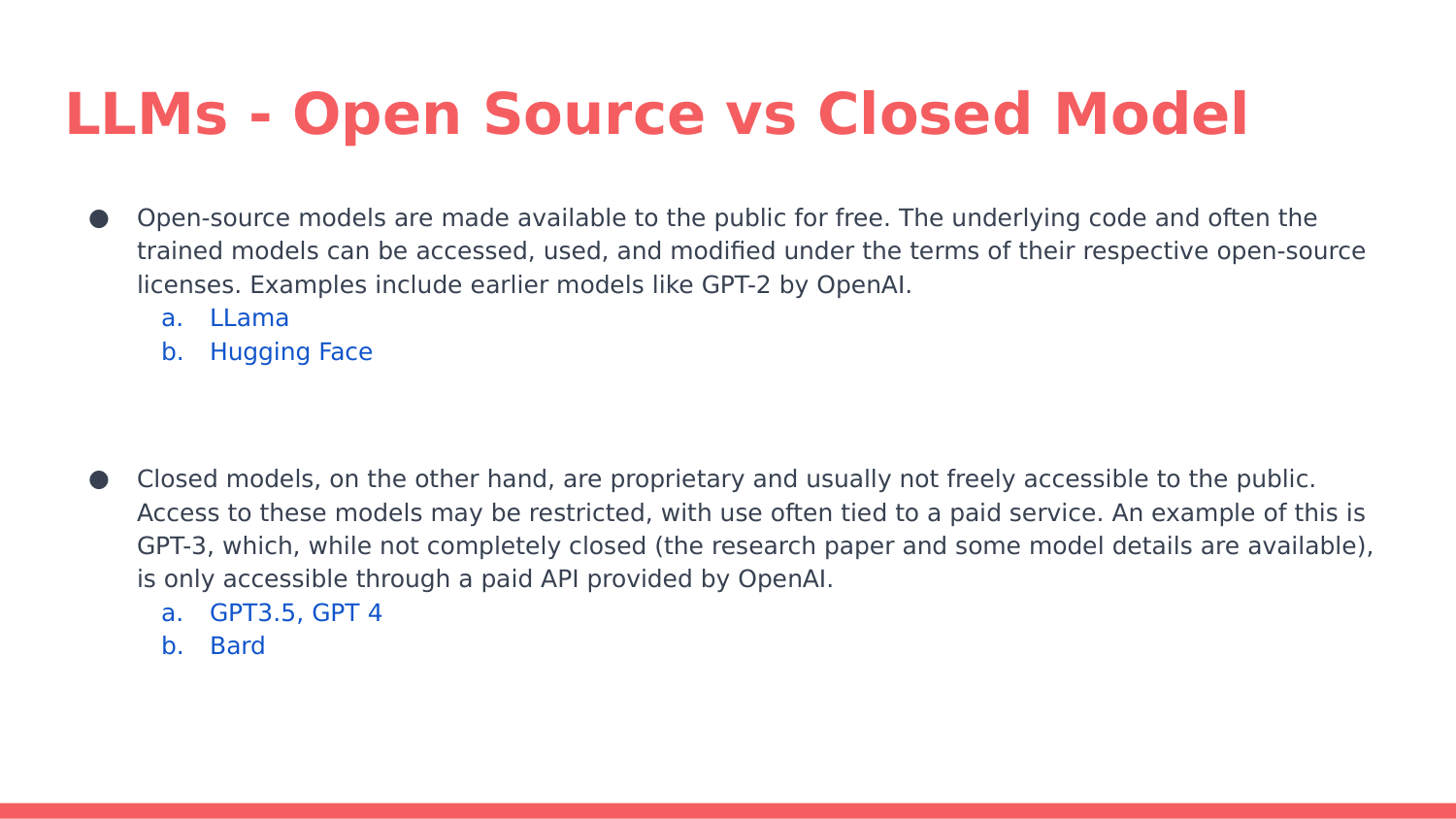 OPEN SOUCE VS CLOSED SOURCE LL