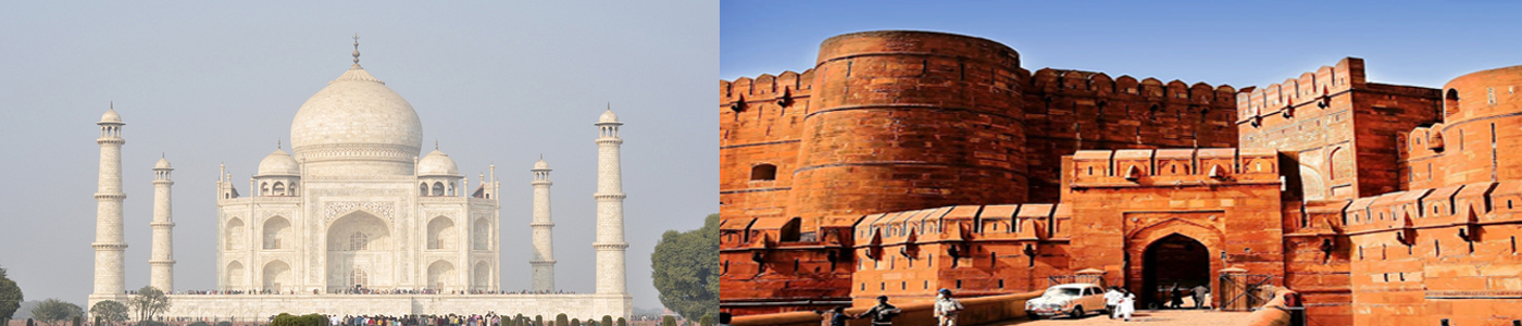 Agra travel panorama