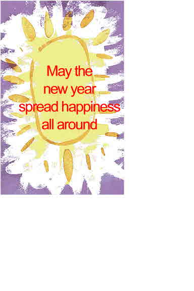 May new year spread happiness 