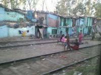 TRAIN LINE OUTSIDE DELHI