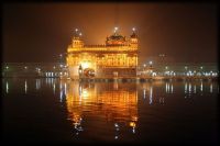 GOLDEN TEMPLE AT NIGHT