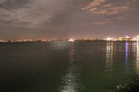 HUSSAIN SAGAR LAKE IN NIGHT