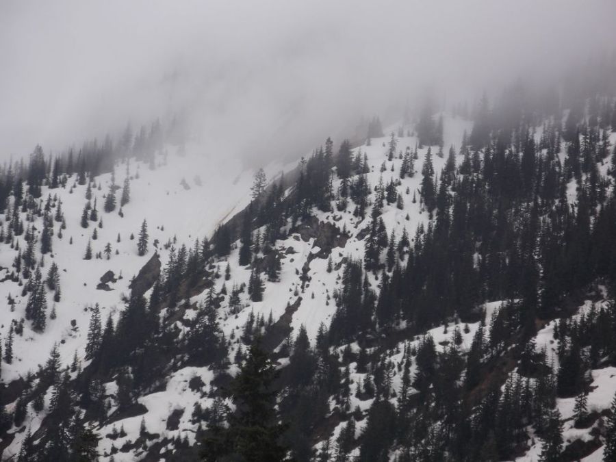 Mountain snowscape