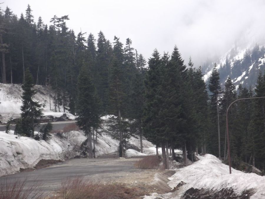 Winter wonderland at pass